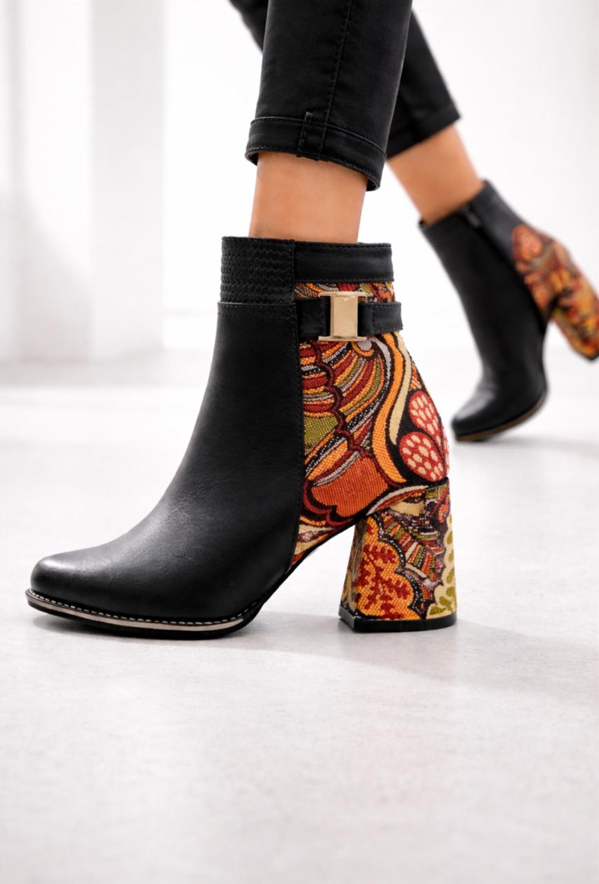 Botin Aurora Negro